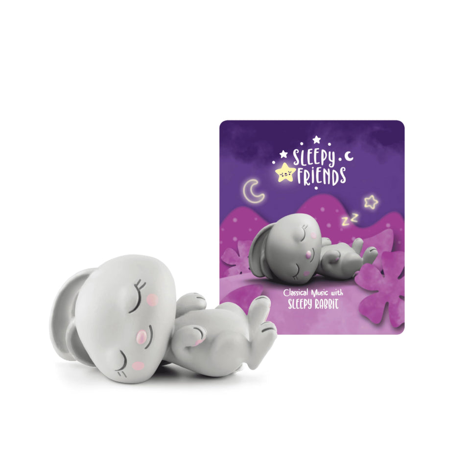 Tonies Sleepy Rabbit figurine ready for bedtime lullaby routine