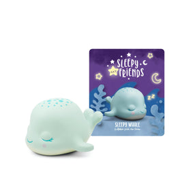 Tonies Sleepy Friends Sleepy Whale figurine invites calm bedtime with ocean lullabies.