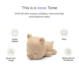 Songs and stories list guiding a gentle bedtime wind-down with Sleepy Friends.