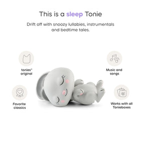 Tracklist display of calming classical pieces by Tonies Sleepy Friends