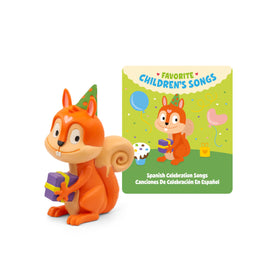 Tonies Spanish Celebration Songs figurine front view boosts interactive play and language exposure.