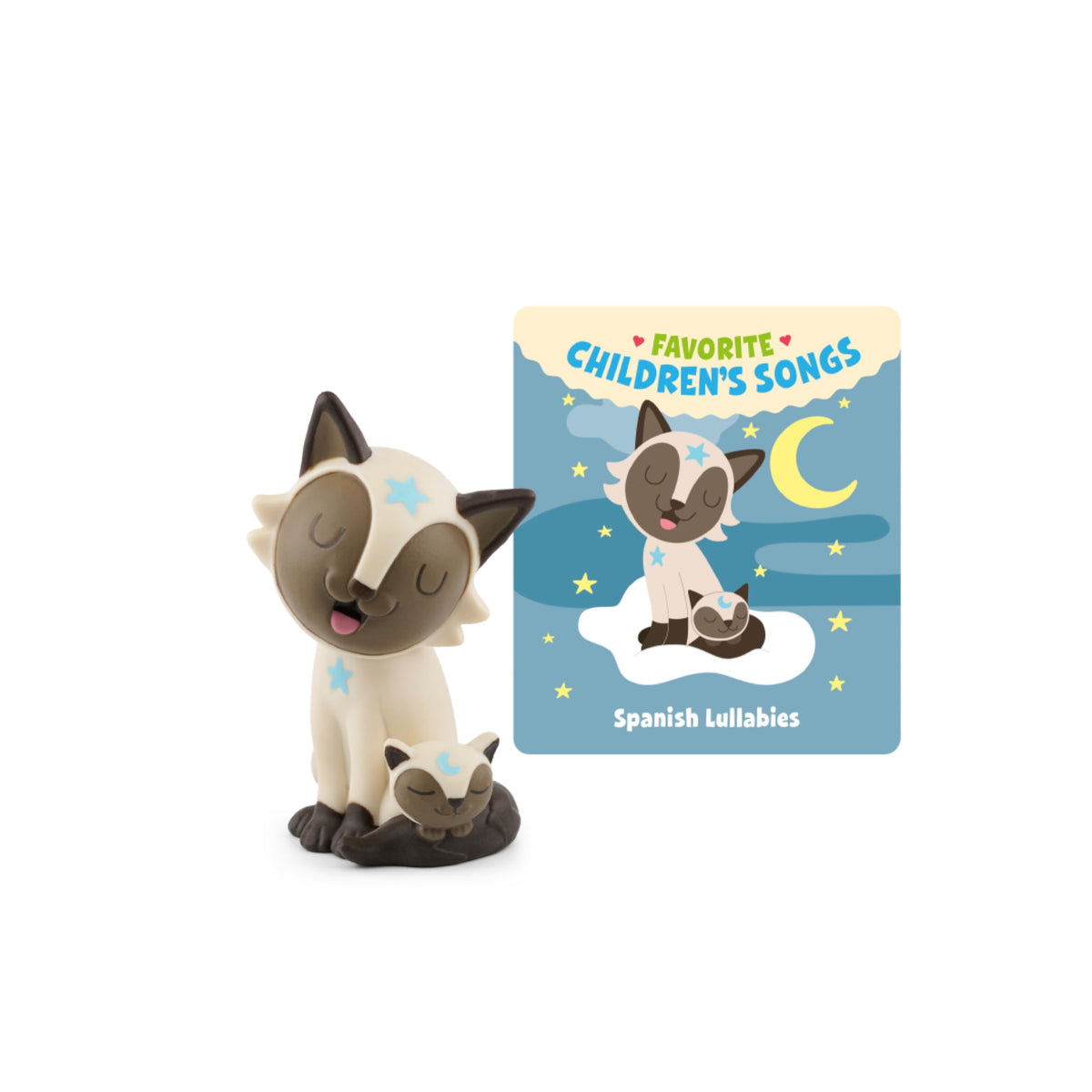 Tonies Spanish lullabies figurine front view for bedtime routines.