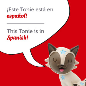 Tonies Spanish lullabies packaging box with colorful artwork.