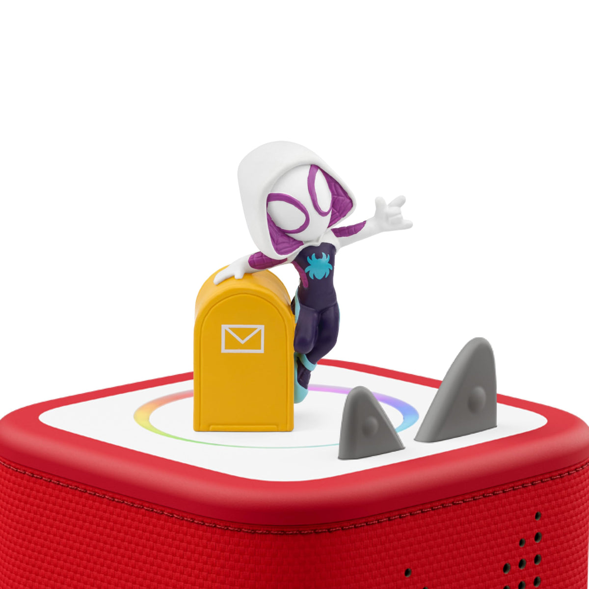 Tonies Ghost-Spider features Marvel Spidey theme for engaging listening.