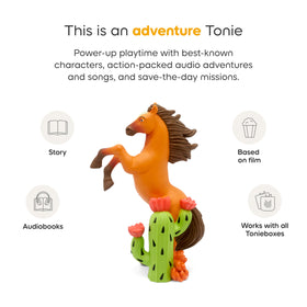 Tonies Spirit Untamed closeup on Spirit character sparks imaginative narratives