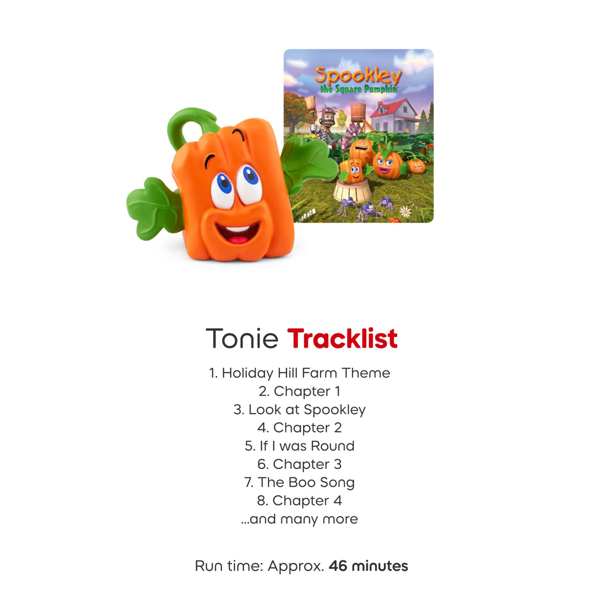 Tonies Spookley Square Pumpkin packaging and branding for gift-ready experience.