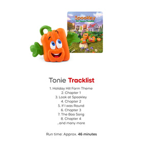 Tonies Spookley Square Pumpkin packaging and branding for gift-ready experience.
