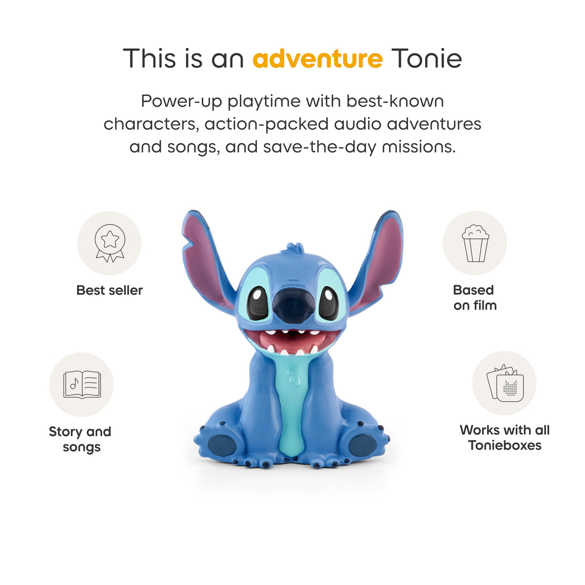 Tonies Stitch with Lilo & Stitch themed artwork for family-friendly visuals