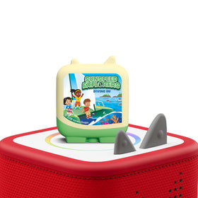Tonies Sunspeed Explorers 4-pack toniebox setup for quick storytelling start.