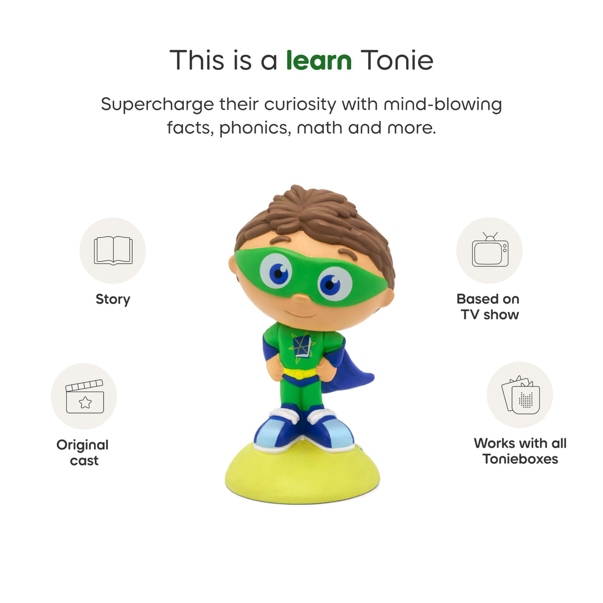 Tonies Super Why! book-travel journey invites kids into classic tales.