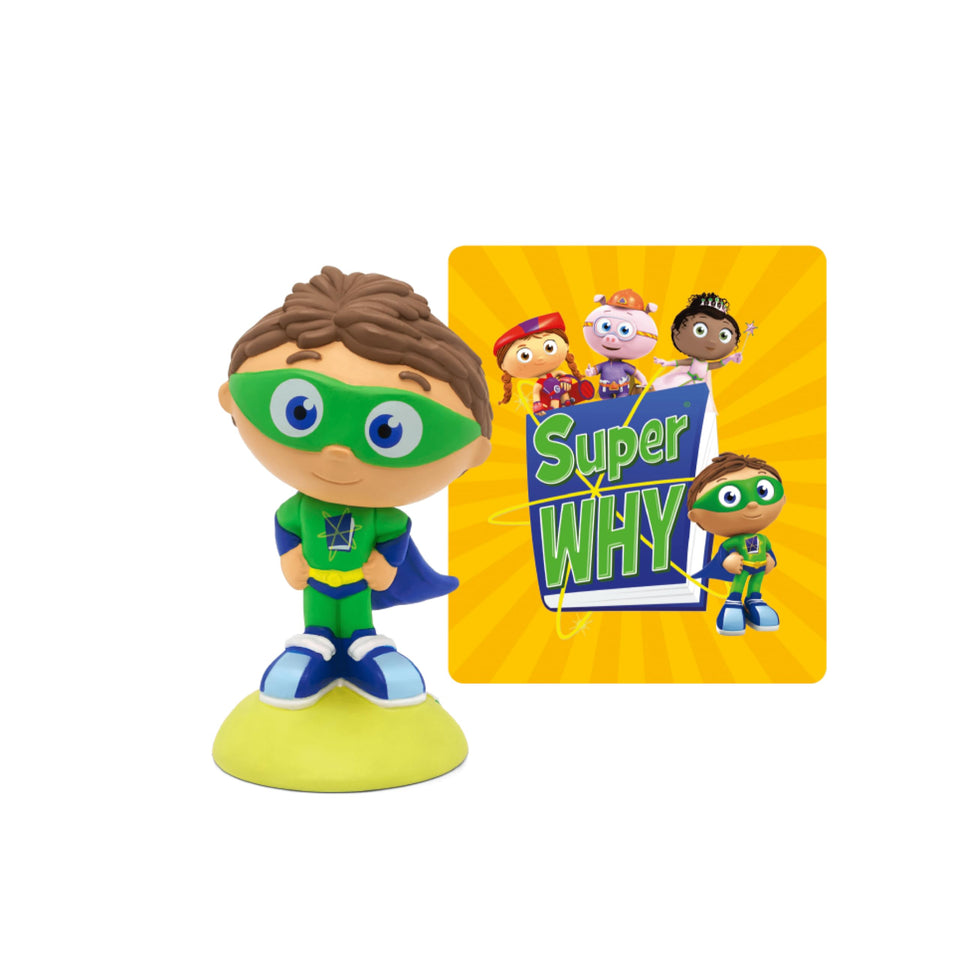 Tonies Super Why! figurine ready for storytelling adventures with a friendly look.