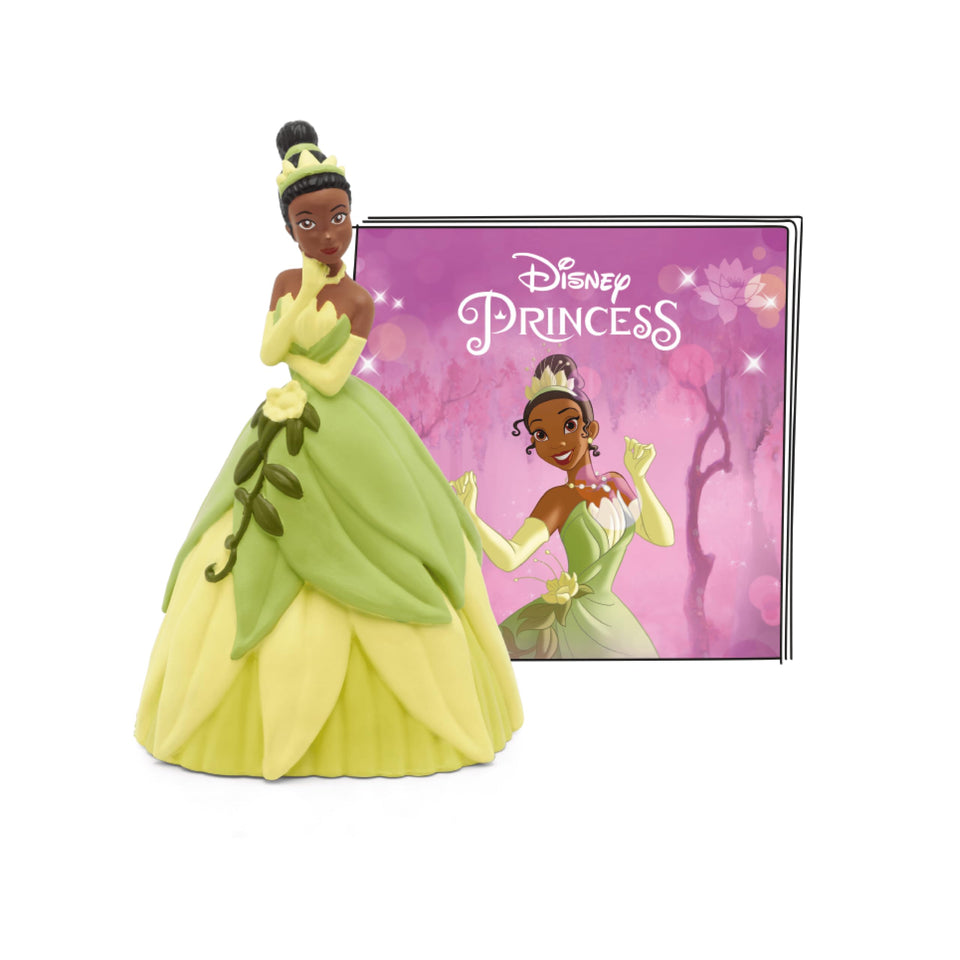 Tonies Tiana figurine packaging image, ideal for gift-ready display and collector appeal.