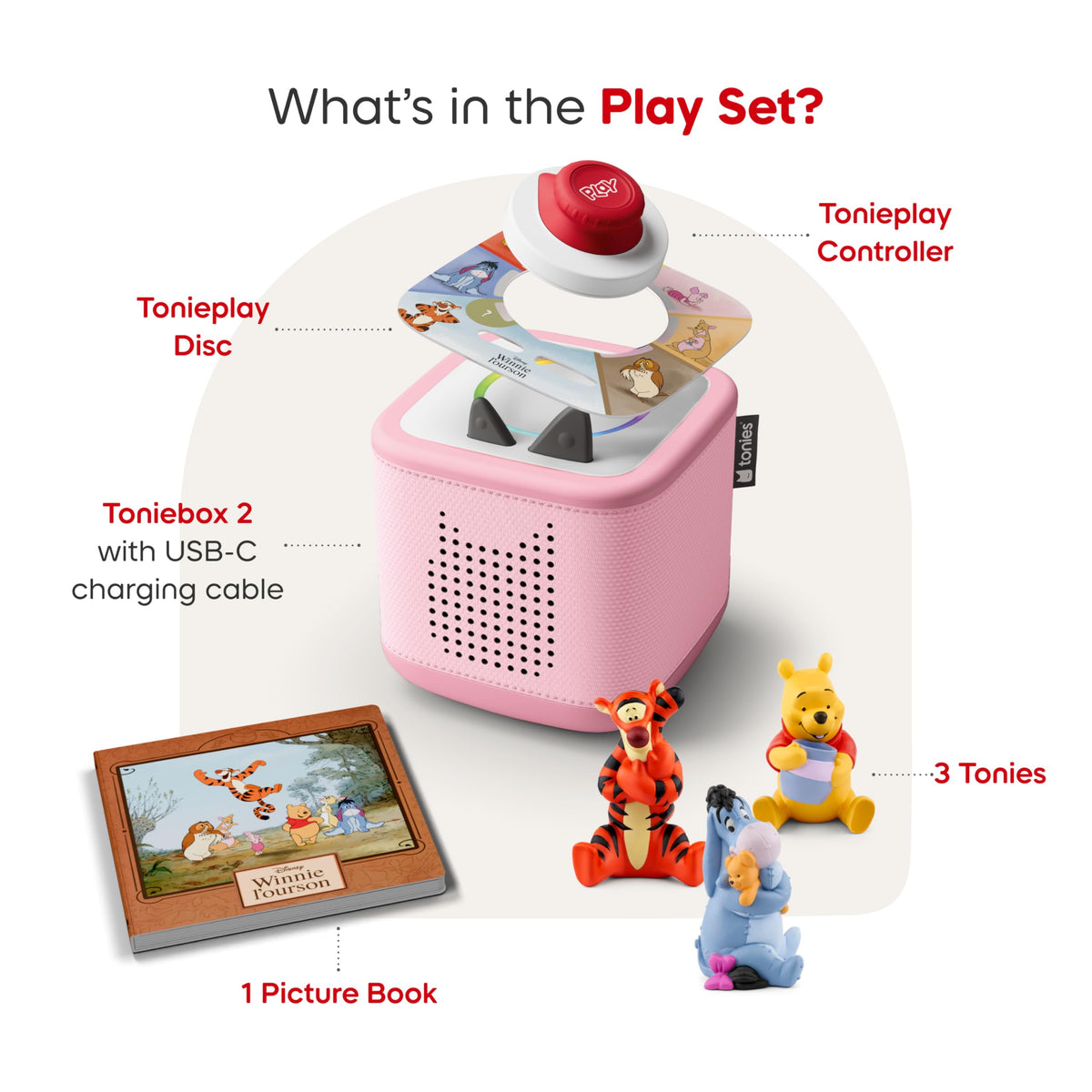 Tigger Tonie on Toniebox 2 fueling energetic, imaginative listening moments.