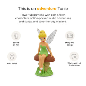 Tonies Tinker Bell songs and story invite listening adventures for family time.