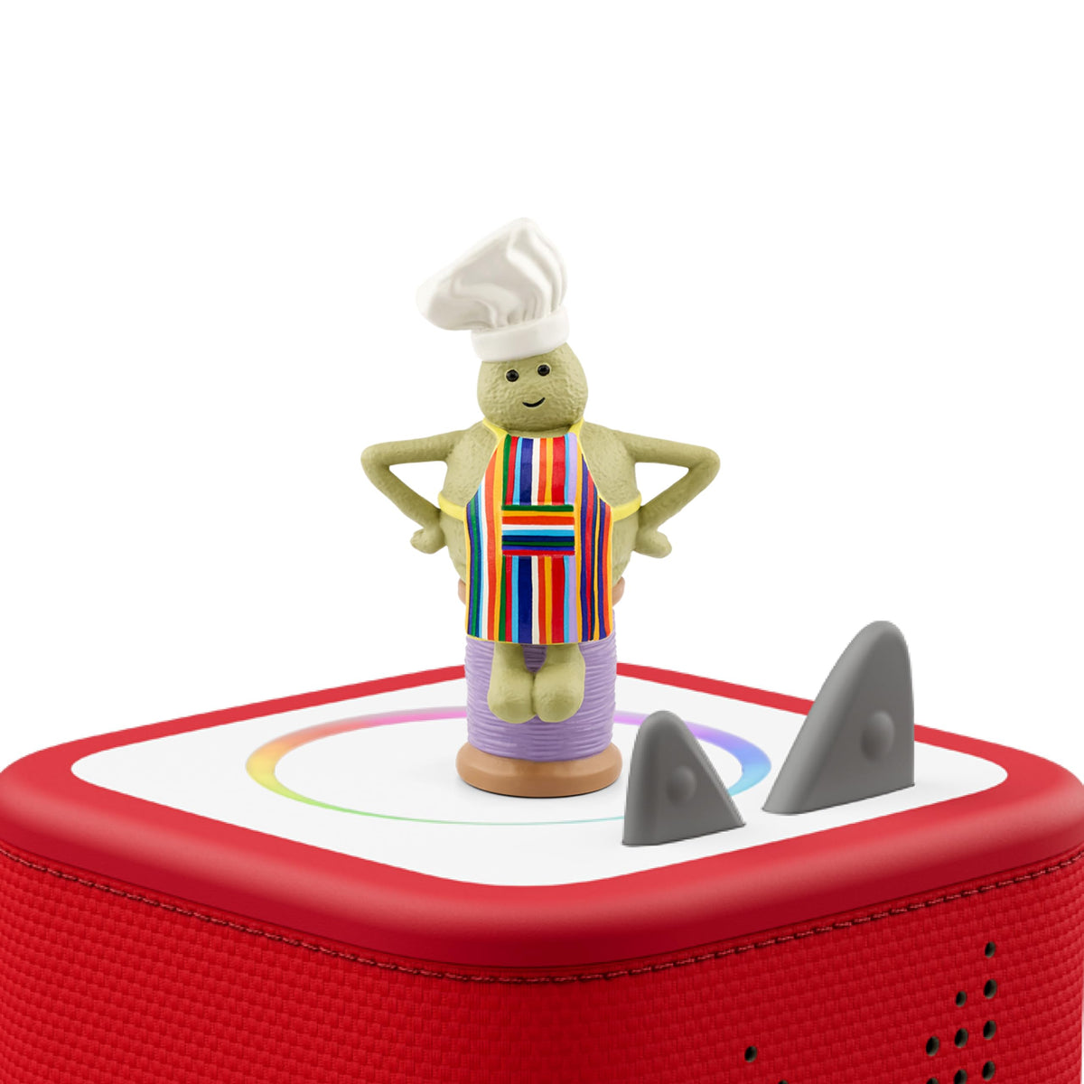 Tonies Tiny Chef close-up showing friendly expression for storytelling