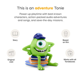 Tonies Tonibox-ready Mike Wazowski figure for screen-free family listening.