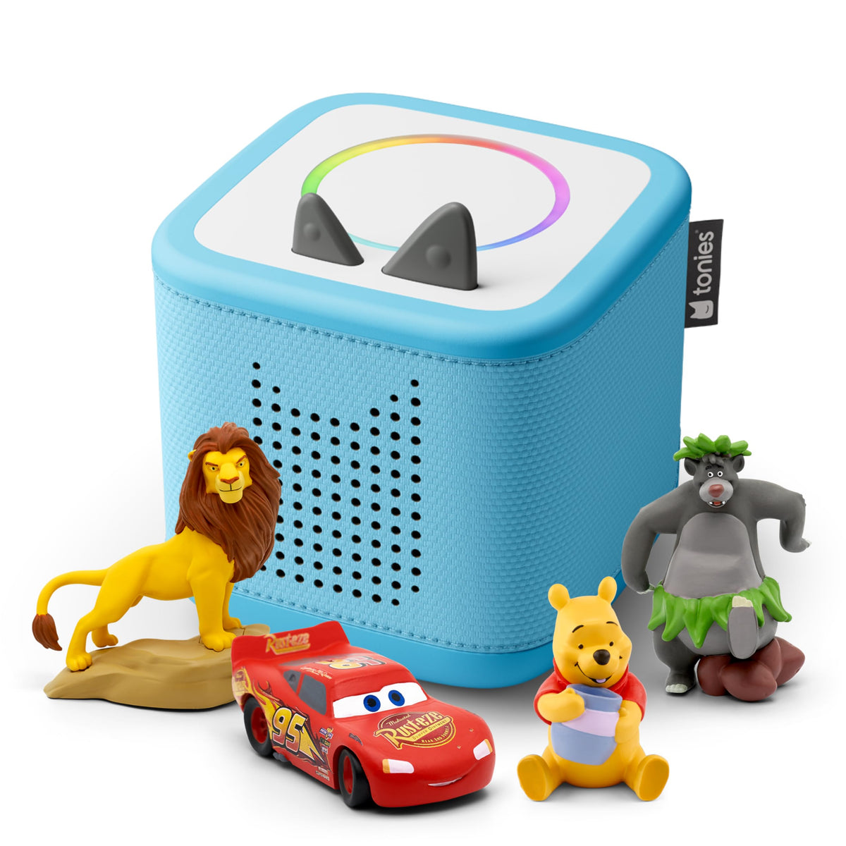 Tonies Toniebox 2 Sky Blue bundle with four Disney Tonies for imaginative play