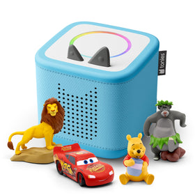 Tonies Toniebox 2 Sky Blue bundle with four Disney Tonies for imaginative play