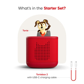 Tonies Toniebox 2 Sleep Timer with Light demonstrates bedtime routine support.