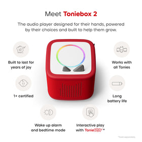 Tonies Toniebox 2 with Tonieplay offers interactive play options.