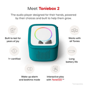 Tonies USB-C charging cable included for quick power