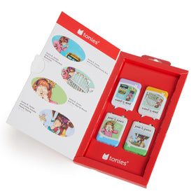 Tonies Toniebox compatibility image highlights easy playing setup.