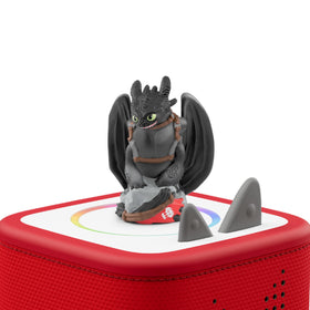Close-up of the Toothless figure showing detailed, durable design.