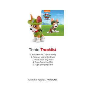 Tonies Tracker PAW Patrol contents inside ready for setup.