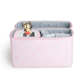 Tonies travel bag with four Tonies slots for organized gear.