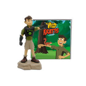 Tonies Wild Kratts Chris figurine front view for interactive storytelling.