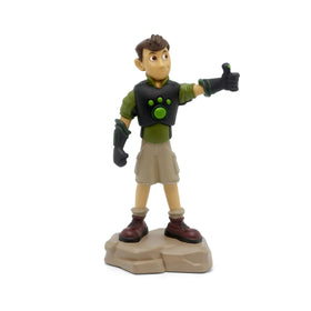 Tonies Wild Kratts Chris figurine with Toniebox enables easy play.