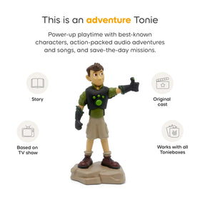 Tonies Wild Kratts Chris forest adventure scene invites imaginative listening.