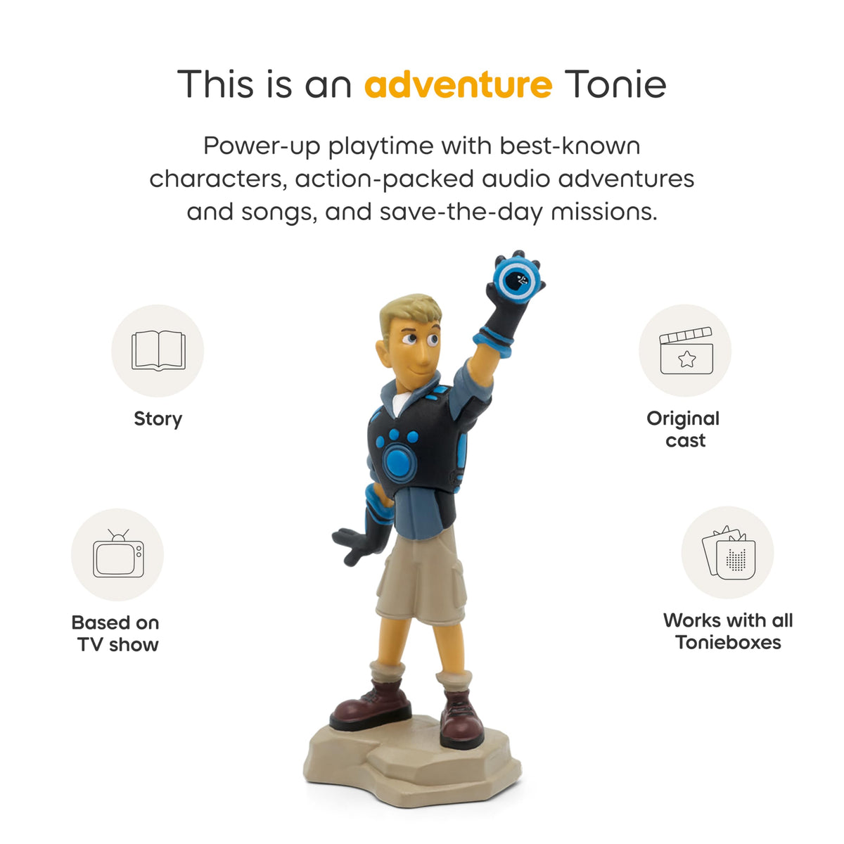 Tonies Wild Kratts creature powers activation for interactive learning fun