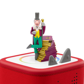 Tonies Willy Wonka story disc with the complete Charlie and the Chocolate Factory.
