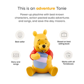 Tonies Winnie the Pooh ready to pair with a Toniebox for playback