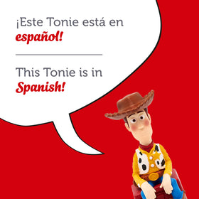Packaging image for Woody Toy Story edition with Spanish language content.