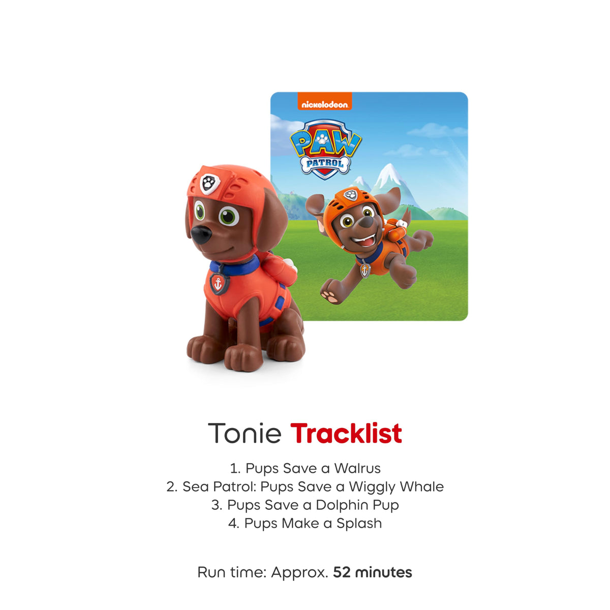 Tonies Zuma story Walrus track inviting underwater adventure and problem solving.