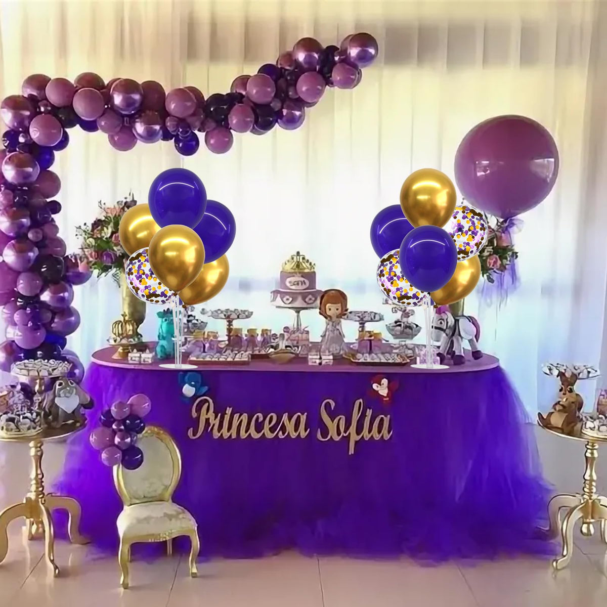 TONIFUL reusable plastic stands with a sturdy base for lasting celebrations