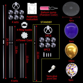 TONIFUL table balloon stand up to 26 inches for dramatic centerpieces