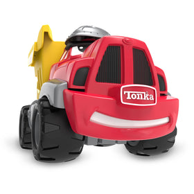Tonka Chuck's four sensors respond to taps for lively interaction