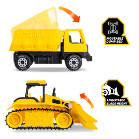 Tonka Steel Classics heritage of 75 years supports imaginative play.