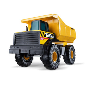 Tonka Mighty Dump Truck tilting steel bed for easy dumping play