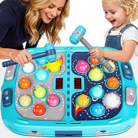 TooLion blue whack mole with safe design for kids aged 3-12