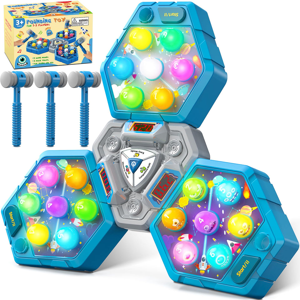 TooLion Whack Game Mole in 3-player setup for family play.