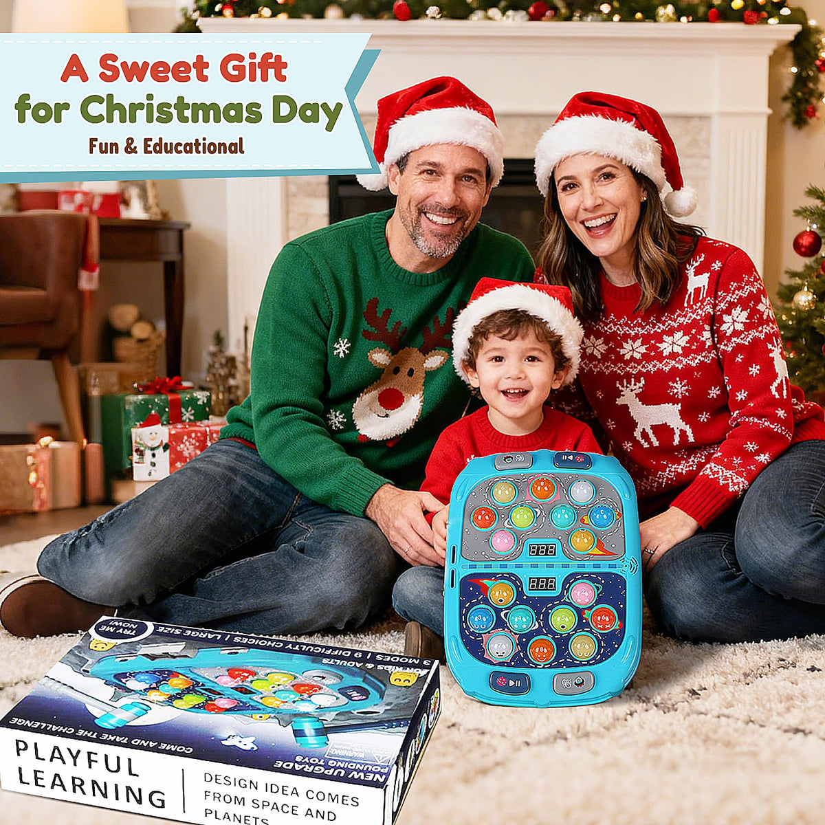 TooLion suction-cup base keeps the toy stable during energetic hits
