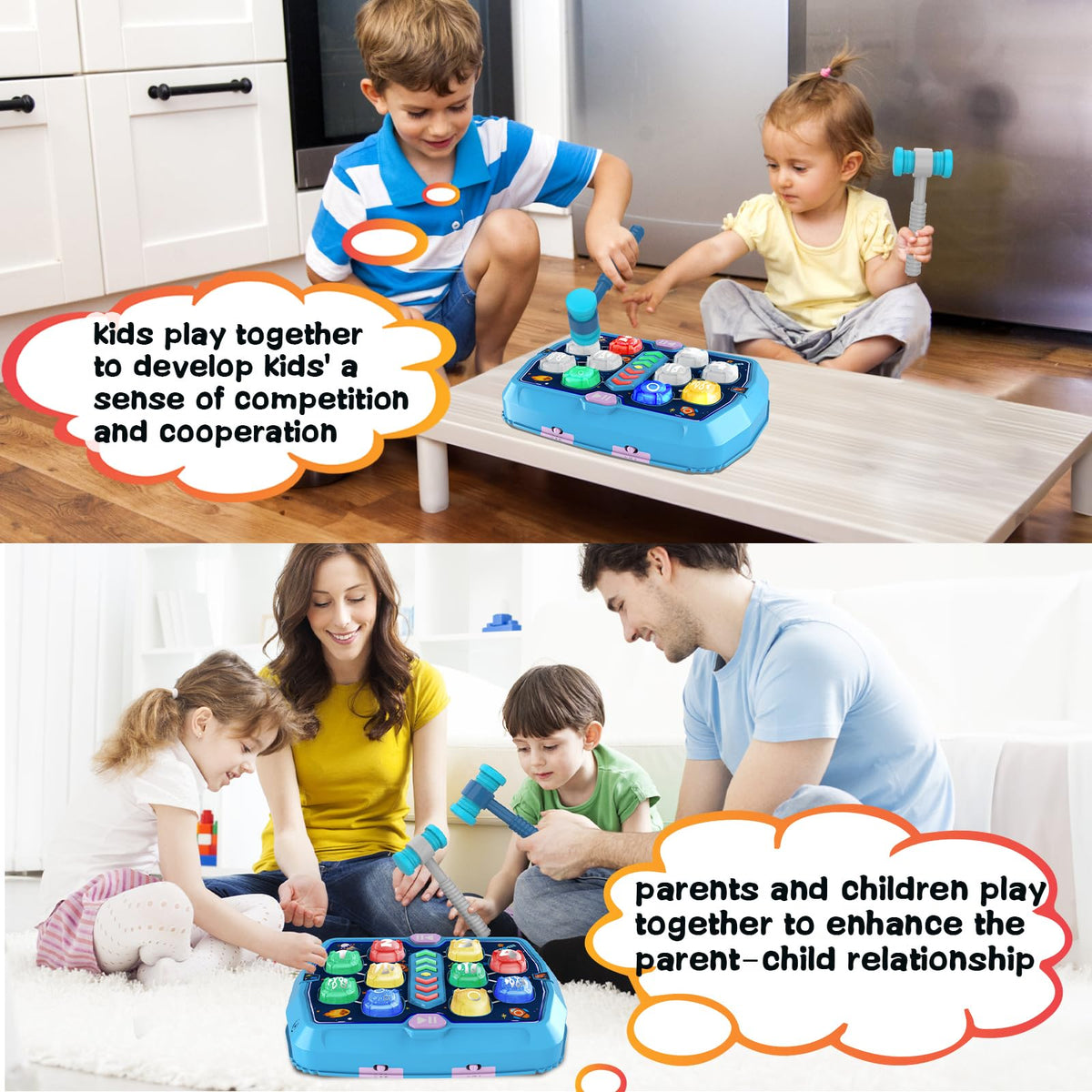 TooLion Whack Mole Toy makes a great birthday gift for kids.
