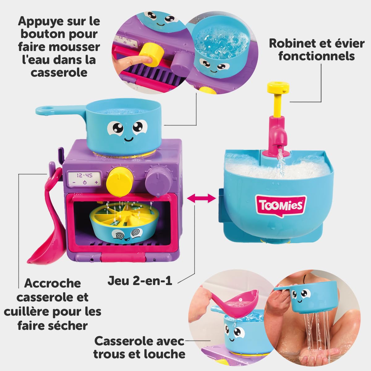 Toomies Bubble & Bake pans and accessories keep kids engaged