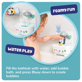 Toomies Shower and Scrub Bluey removable-toy invites imaginative storytelling and exploration.