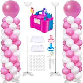 Toosci balloon column stand for elegant wedding backdrops and party displays.