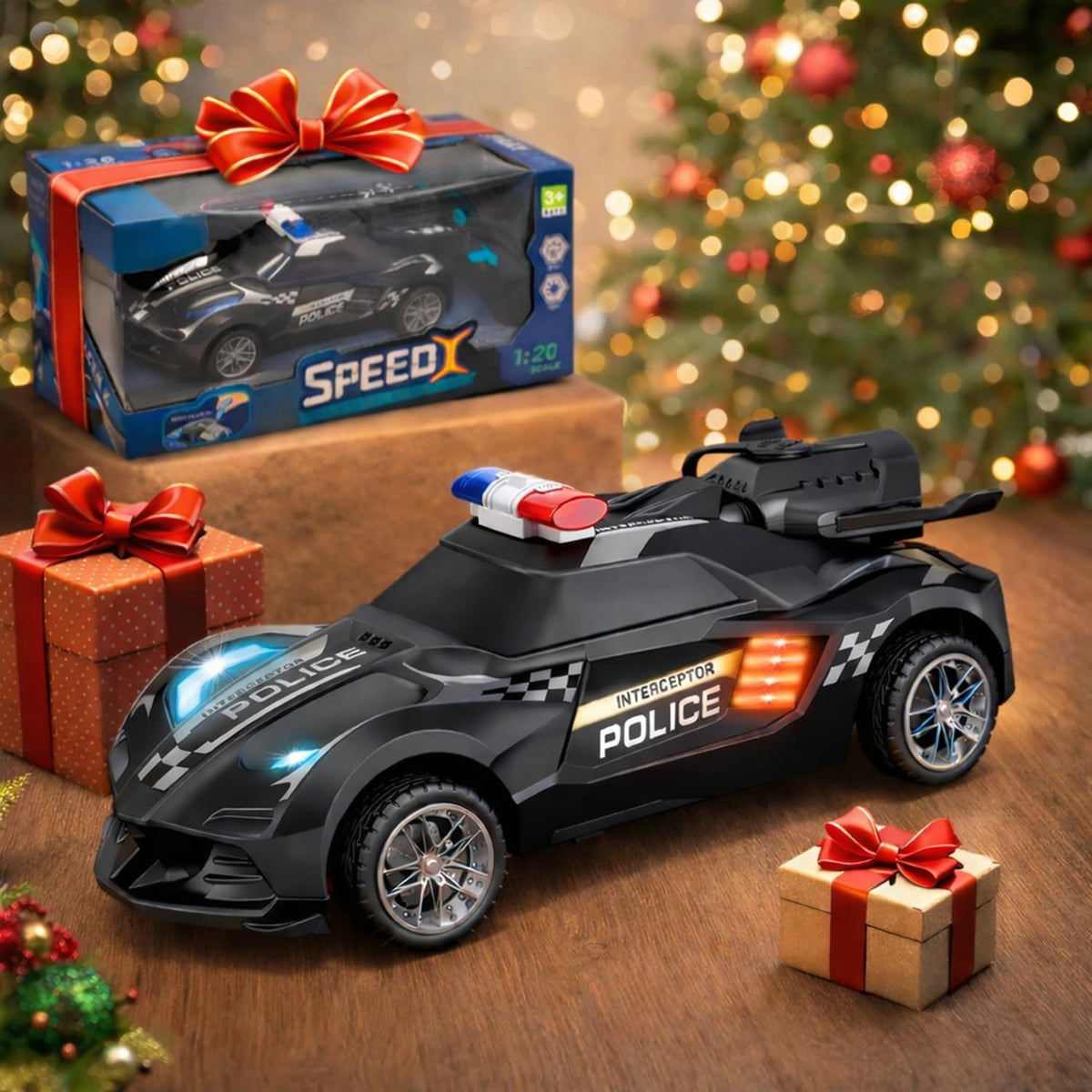 TOOTY TOY police car makes a great birthday gift for kids